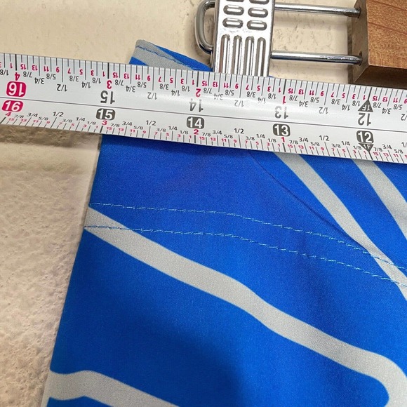 Fuji 30 Mens Blue Flat Front Medium Wash Inverted Fight Board Shorts - Picture 5 of 7